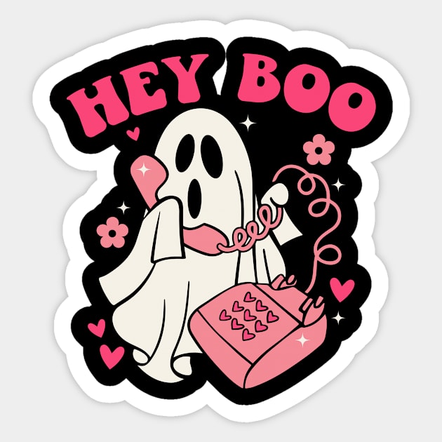 Hey Boo Sticker by Nessanya